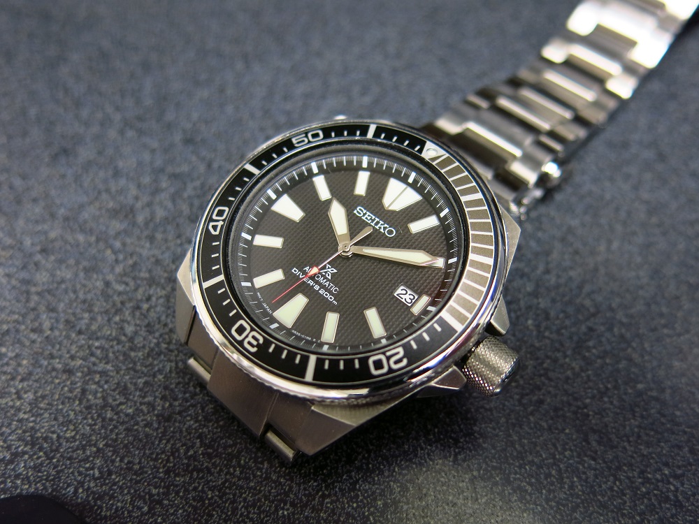 For sale or for trade Seiko Samurai SRPD51, black waffle dial, sword hands  | WatchCharts