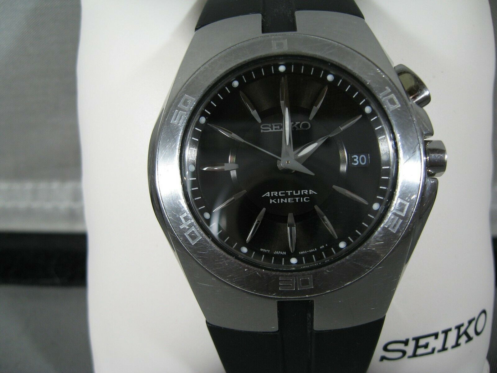 Seiko Kinetic Arctura Men s Watch 5M62 0AL0 5M62 OAL8 5M62 OALO