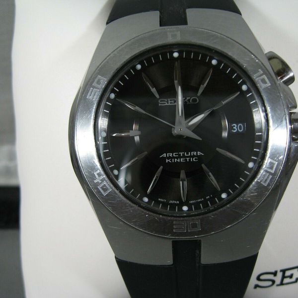 Seiko Kinetic Arctura Men's Watch 5M62-0AL0, 5M62-OAL8, 5M62-OALO |  WatchCharts