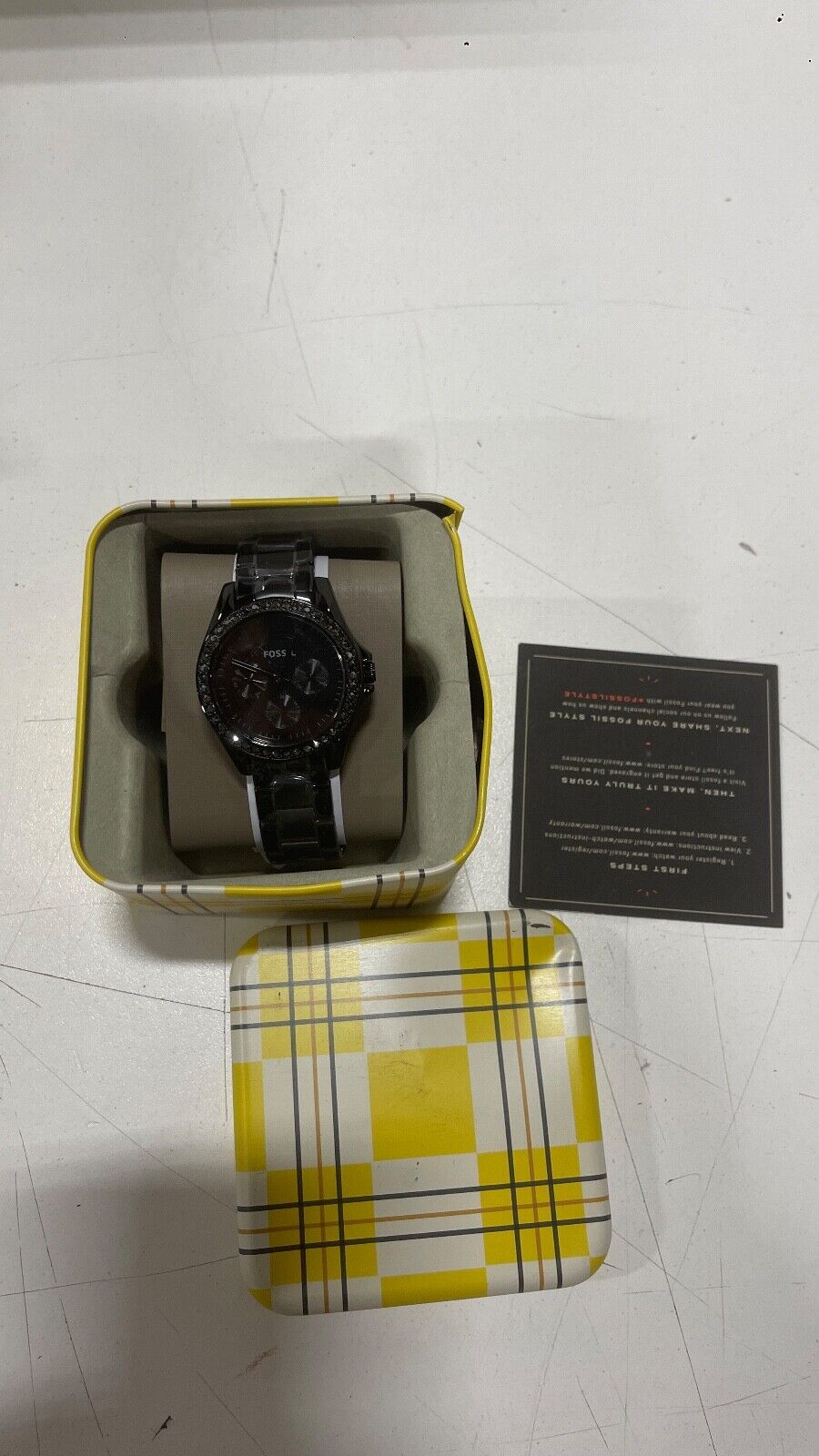 Fossil watch chronograph discount instructions