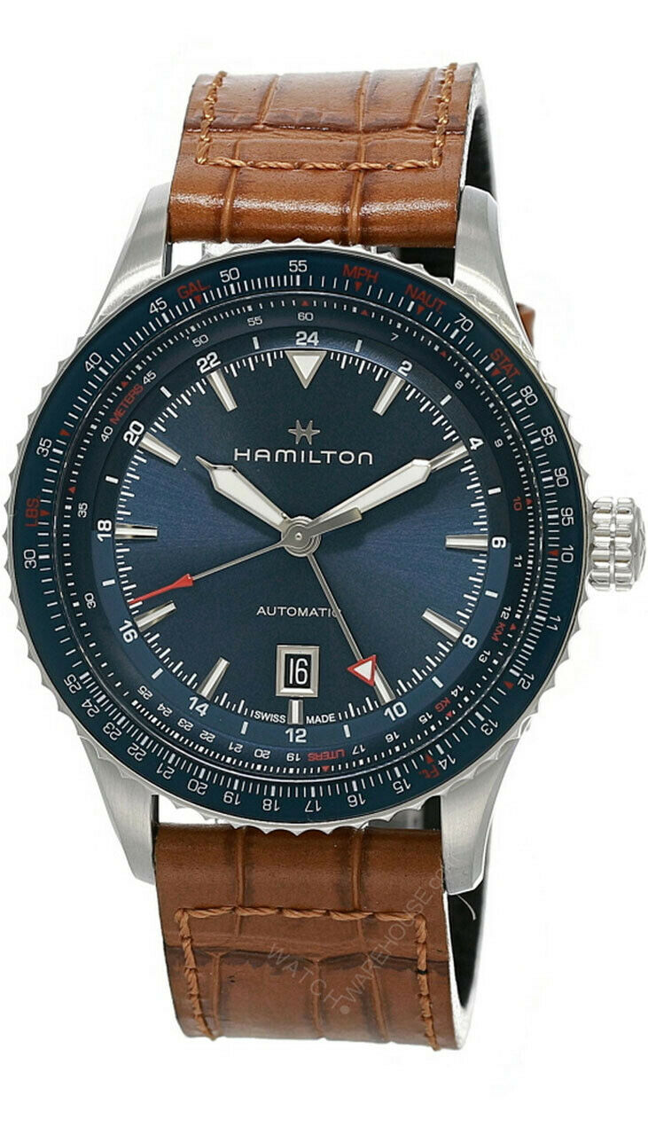 Hamilton Khaki Aviation Converter Auto GMT Stainless Steel (H76715540 ...