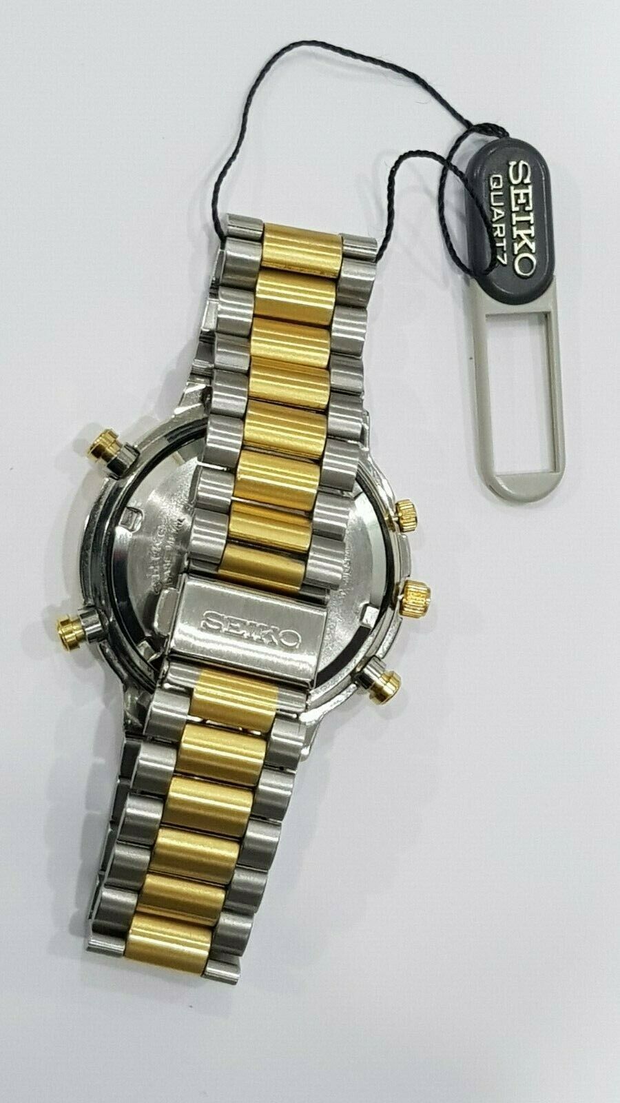 Seiko 7T59 - 6A00 1/100 Sec Sports 150 Quartz Chronograph-RARE