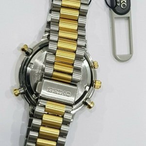Seiko 7T59 - 6A00 1/100 Sec Sports 150 Quartz Chronograph-RARE