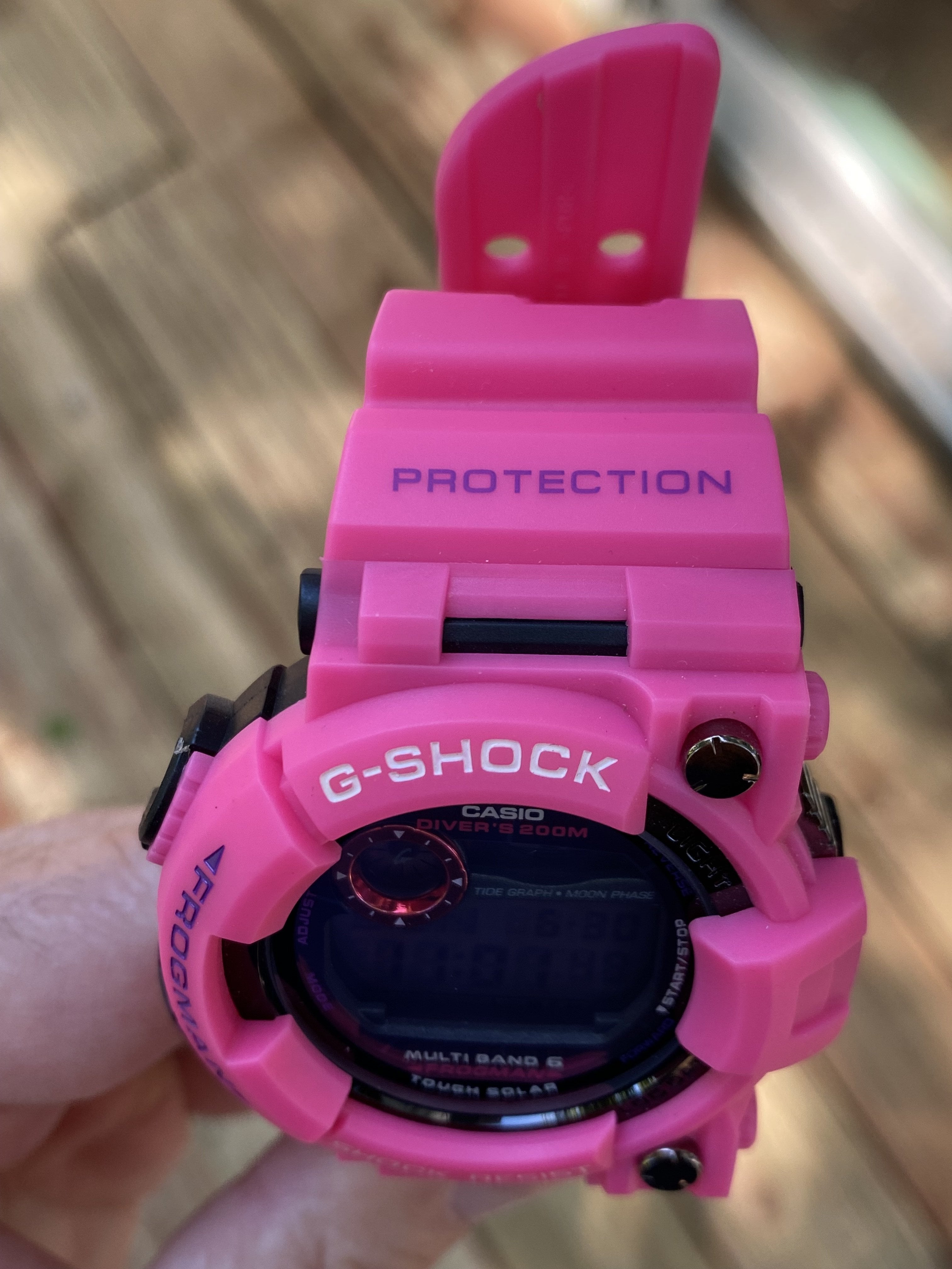 Casio G-Shock Frogman GWF-1000SR Sunrise Purple Pink Atomic Solar