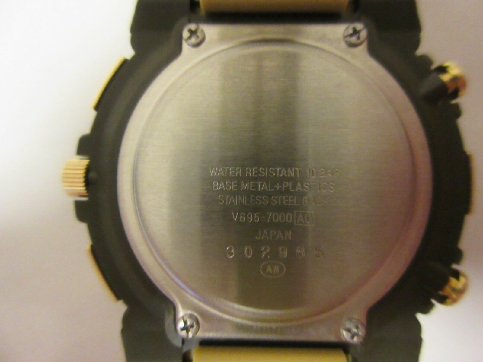SEIKO ALBA HYPERTECH ALARM CHRONOGRAPH BIG WATCH V695-7000 