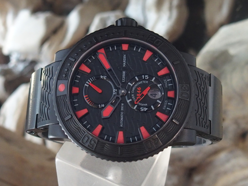 FS Ulysse Nardin Marine Diver Black Sea 263 92 3C Red Unworn