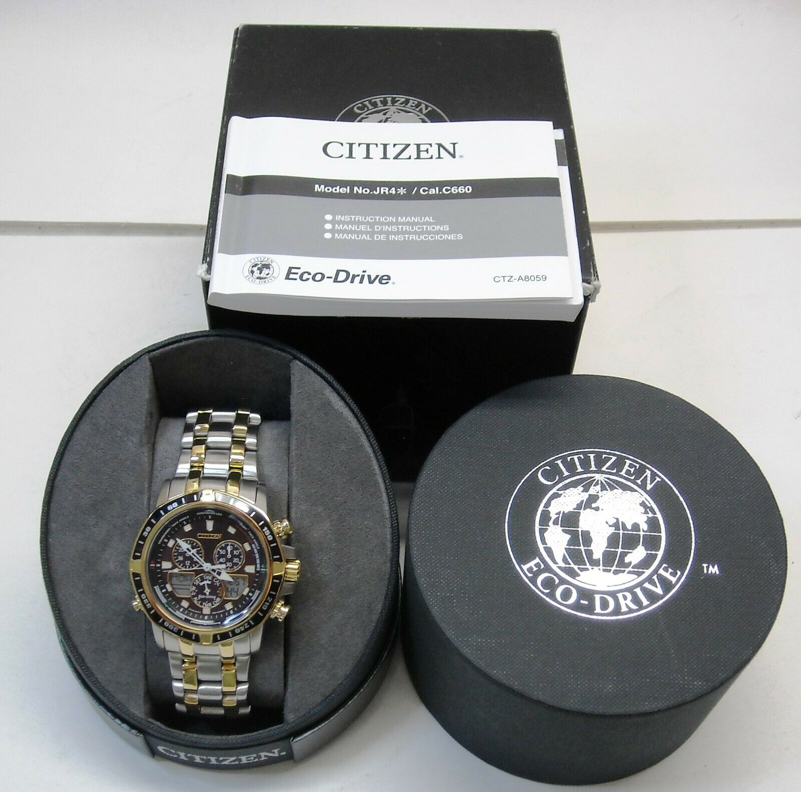 Citizen Eco Drive Men s JR4054 56E Sailhawk Two Tone Stainless