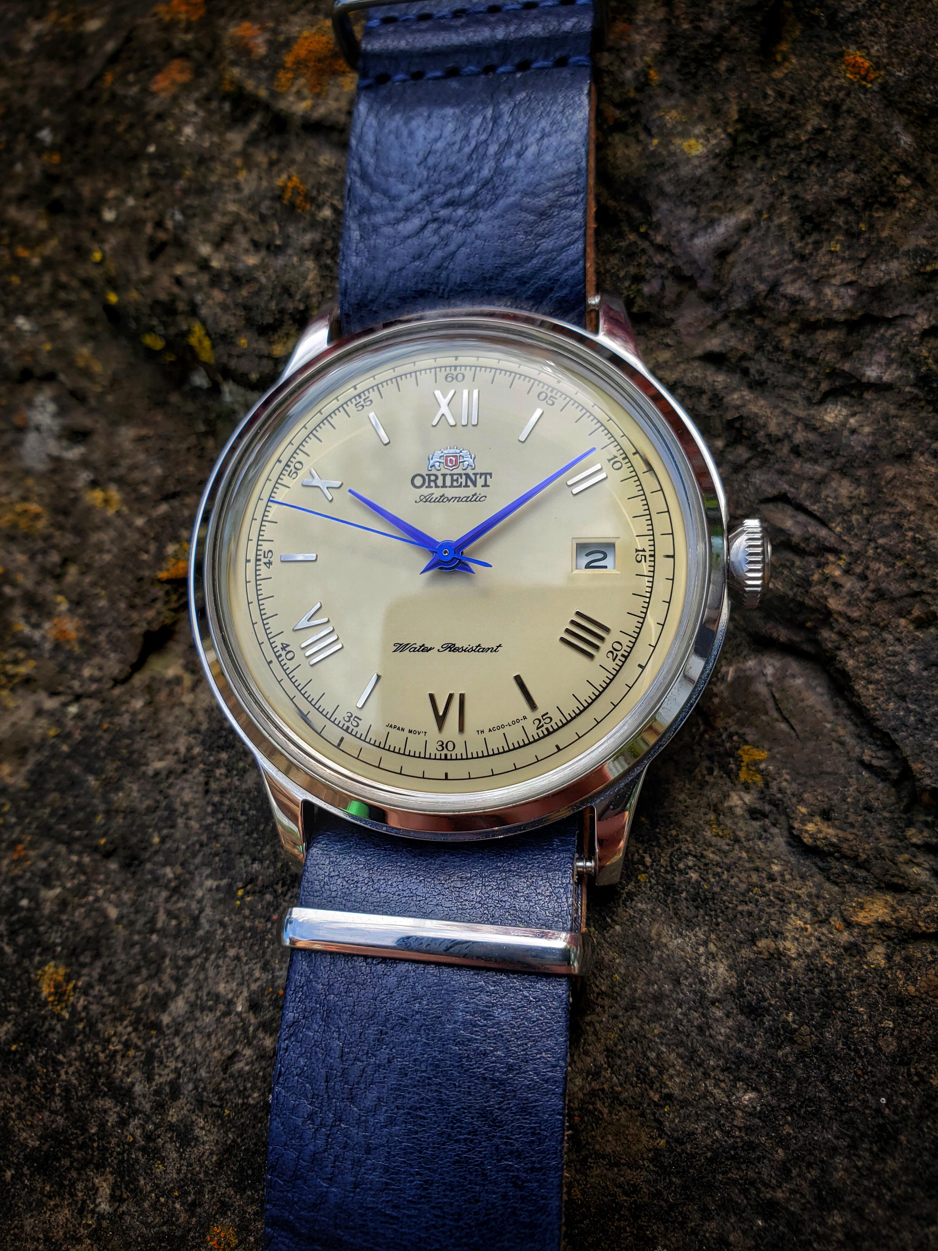 Orient bambino discount v2 cream dial