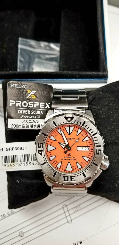 Seiko Orange Monster Gen.2 SRP309J1 415 SOLD. WatchCharts