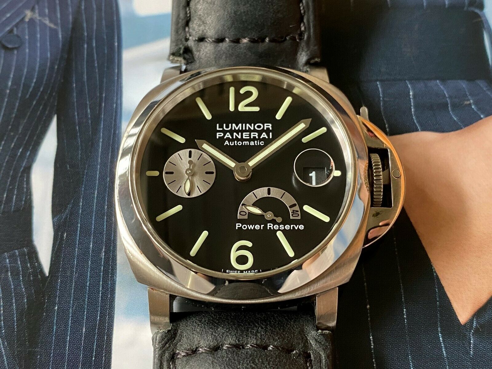 Very Rare Panerai PAM00125 PAM 125 Luminor Power Reserve 40mm