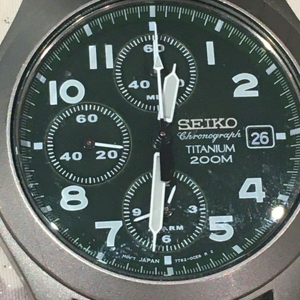 Seiko Chronograph Titanium 200m Watch | WatchCharts