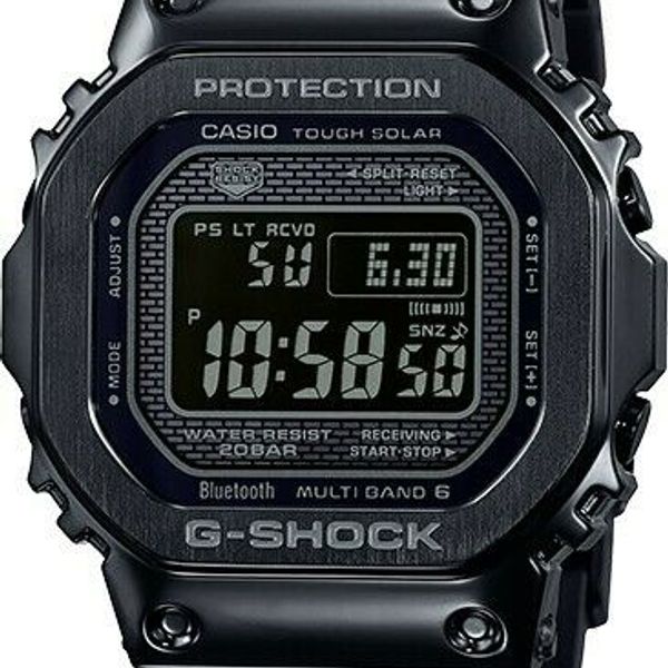 CASIO G-SHOCK GMWB5000GD-1 FULL METAL BLACK Square New In Box ...