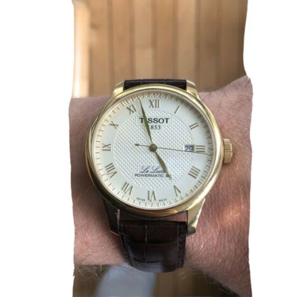 Montre Tissot Le Locle Powermatic 80 – Automatique – Boîtier Doré 39 Mm – Très Bon État