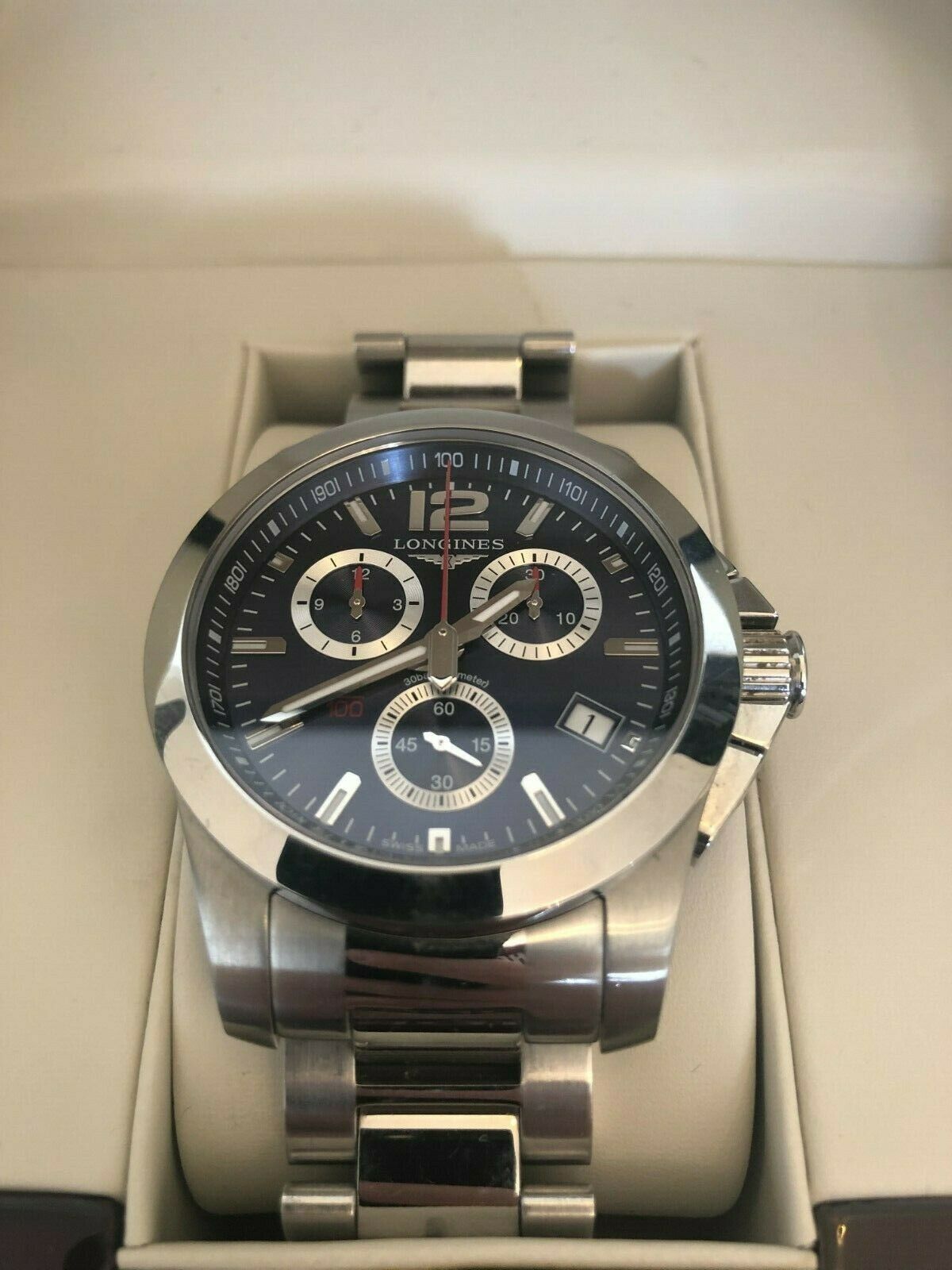 Longines Conquest 41 Chronograph Quartz L3.700.4.96