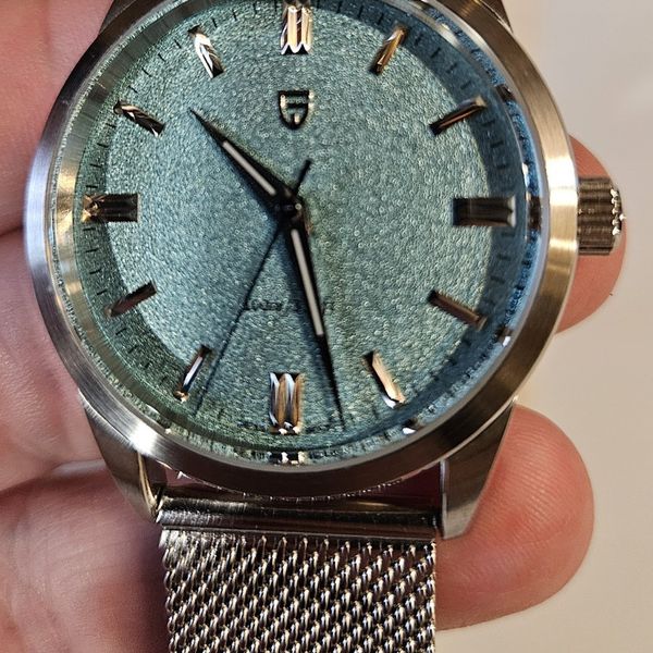 Pagani Design PD-1731 Sky Blue Watch Men VH31 Quartz 38mm Textured Dial ...