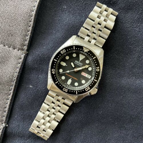 Seiko SKX013 ISO Divers 200m Watch w/ Uncle Seiko Z199