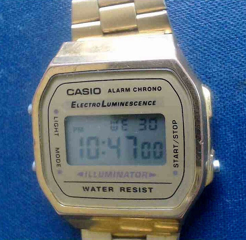 Casio sales 3298 gold