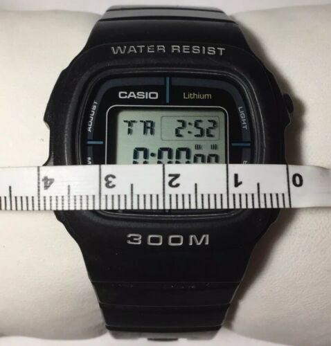 Vtg Men Casio Watch Lithium HD 548 DW-300 Black Case Clint Eastwood 300M  Diver | WatchCharts