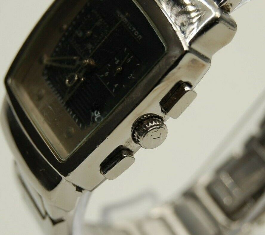 Hamilton Everest Chronograph 6333 Stainless Steel Watch! Rare