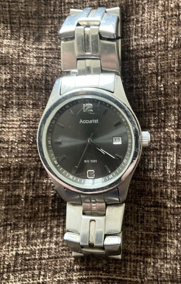 Accurist WR 30M date watch New battery. WatchCharts