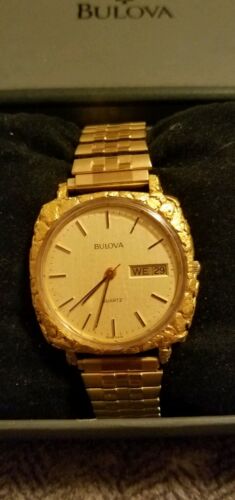 Bulova 24k gold on sale watch