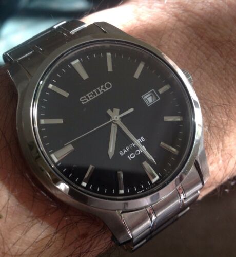 Seiko neo classic quartz sapphire 100m sale