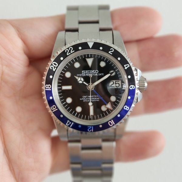 batman gmt seiko mod | WatchCharts Marketplace