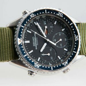SEIKO 7A38-6040 SPEEDMASTER Day-Date Chronograph Quartz Wristwatch #3462 |  WatchCharts