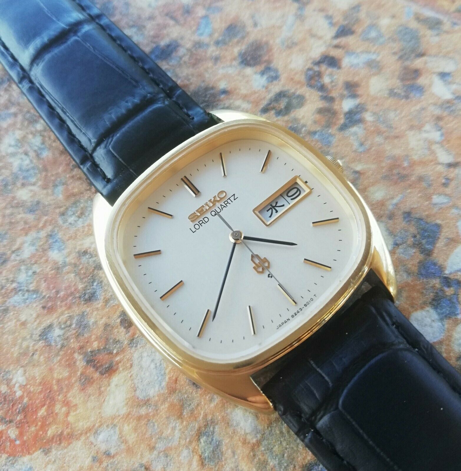 Vintage Seiko Lord Quartz JDM Kanji 8243 5020 May 1979 SGP