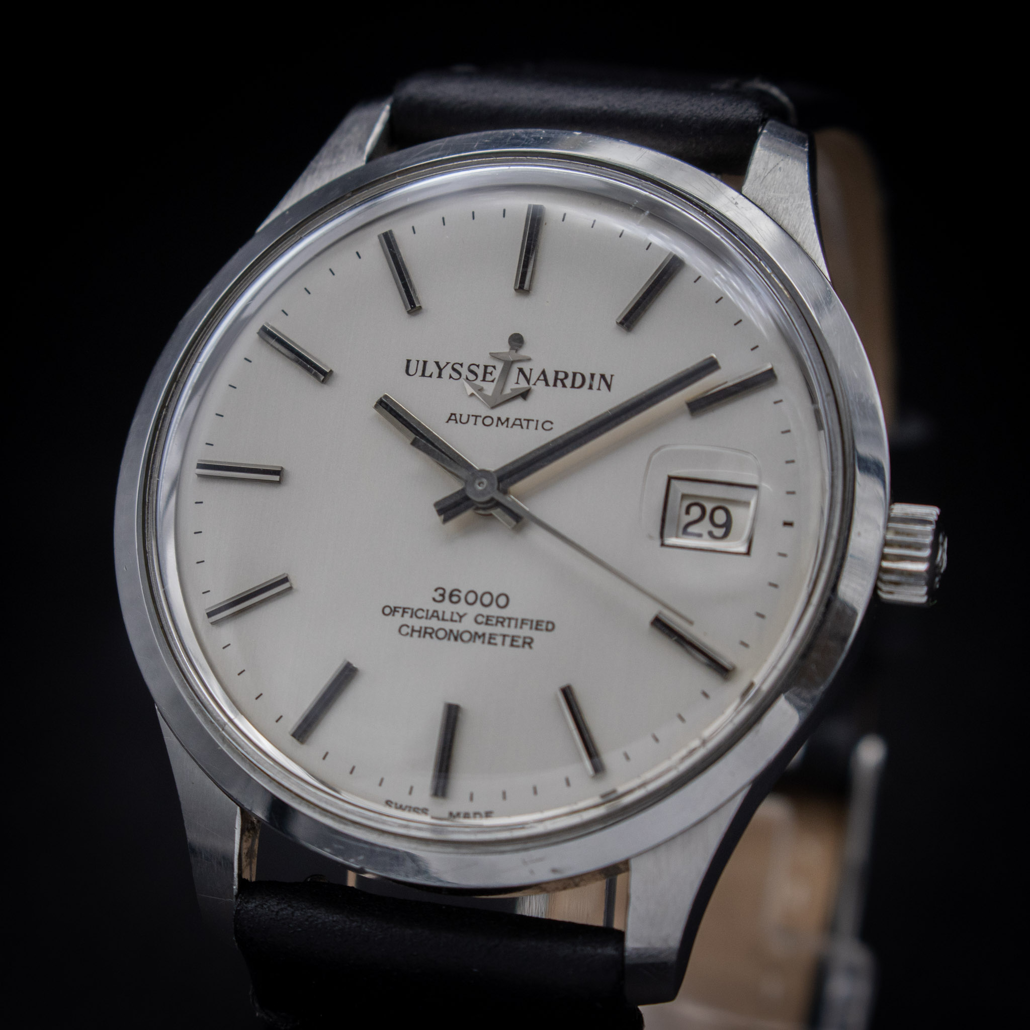 WTS 1970 s Ulysse Nardin 36000 Chronometer Great Condition