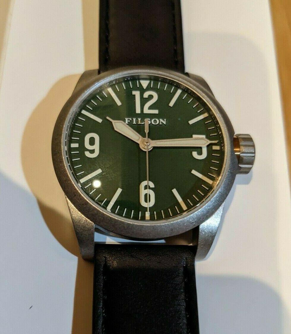 Filson leather hot sale watch strap