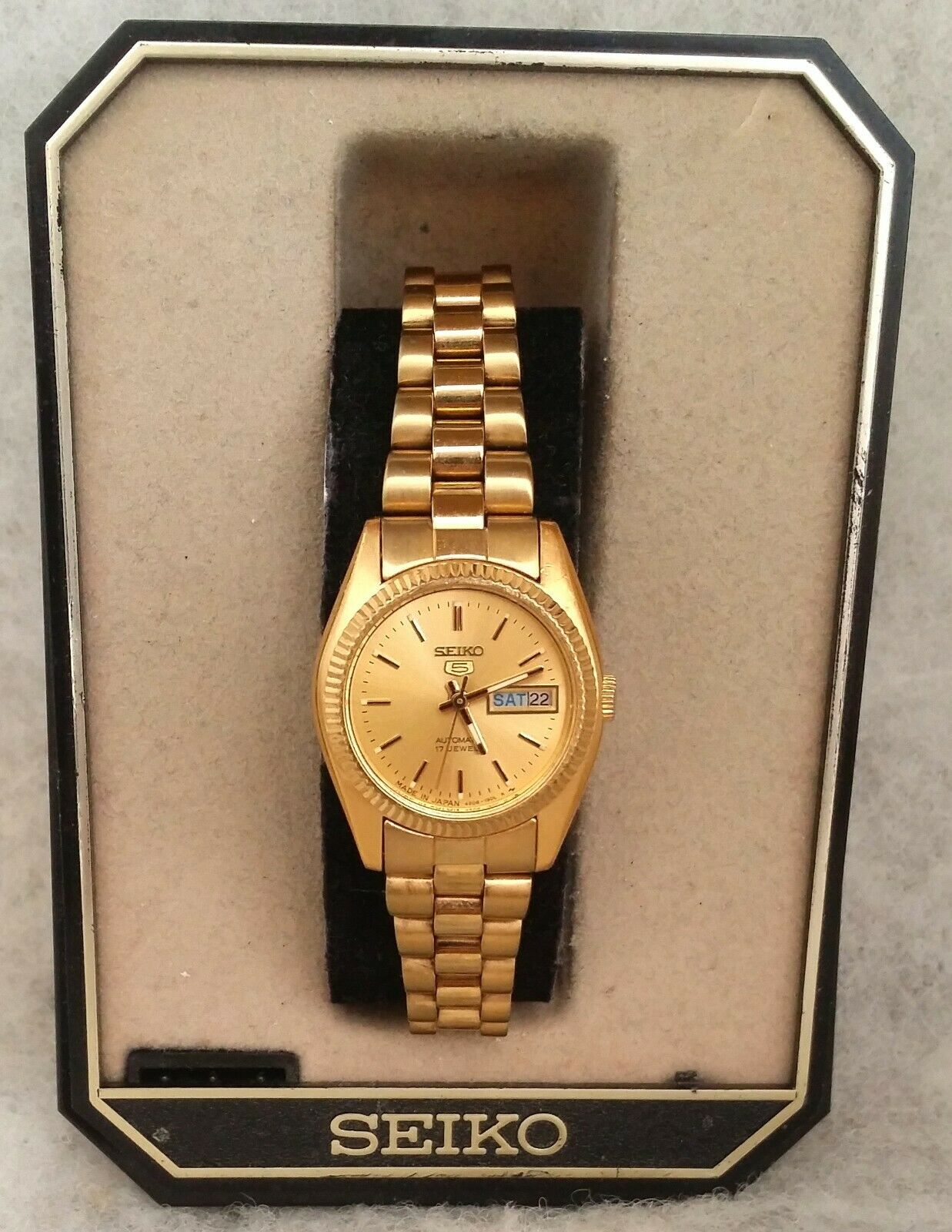 nEW oLD sTOCK* Womens SEIKO 4206-0511 (17) JEWEL AUTOMATIC Watch