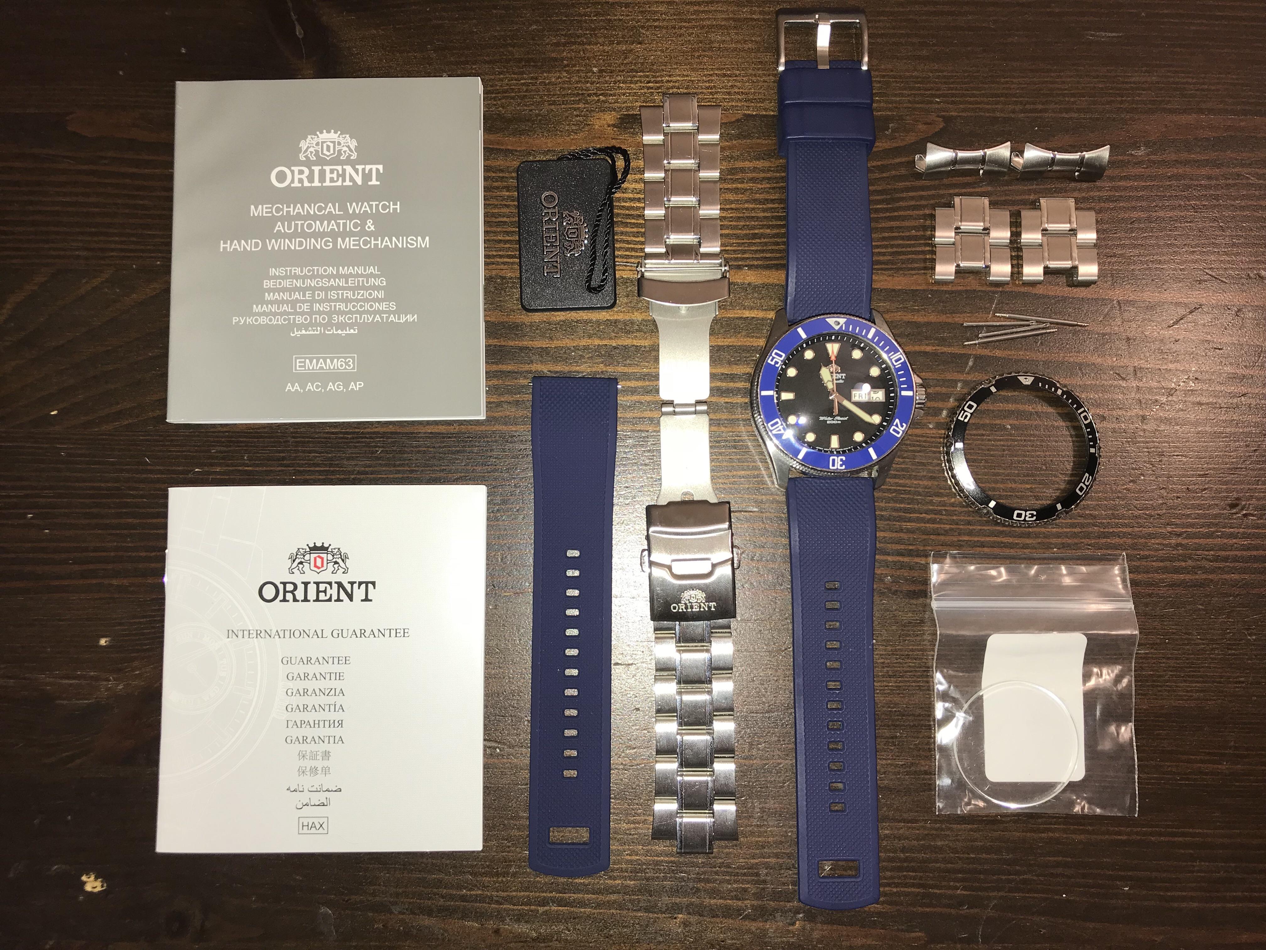 orient ray 2 bezel