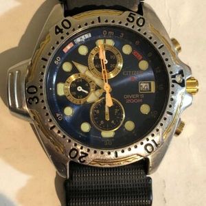 時計 CITIZEN PROMASTERDIVE 3740-H17575 GN-4-S Rare Vintage Citizen