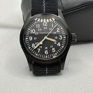 HAMILTON khaki H684112 Date black Dial Quartz Men