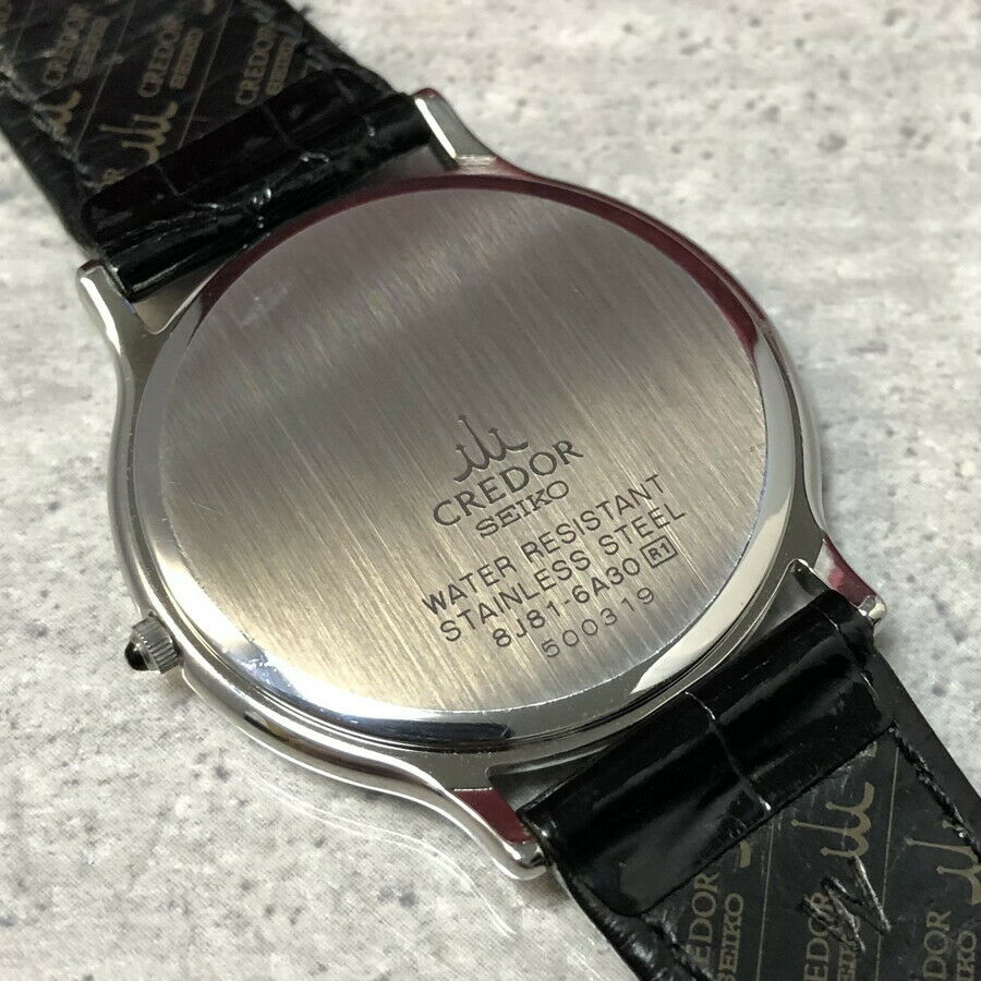 SEIKO CREDOR SIGNO 8J81-6A30 Quartz Men's Watch Original