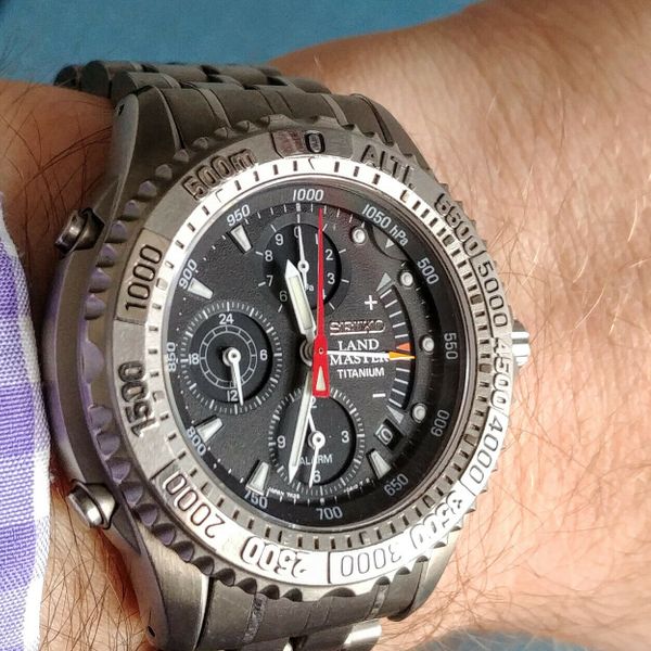 Seiko SBCN003 Landmaster Summiter (7K32-0A10) | WatchCharts