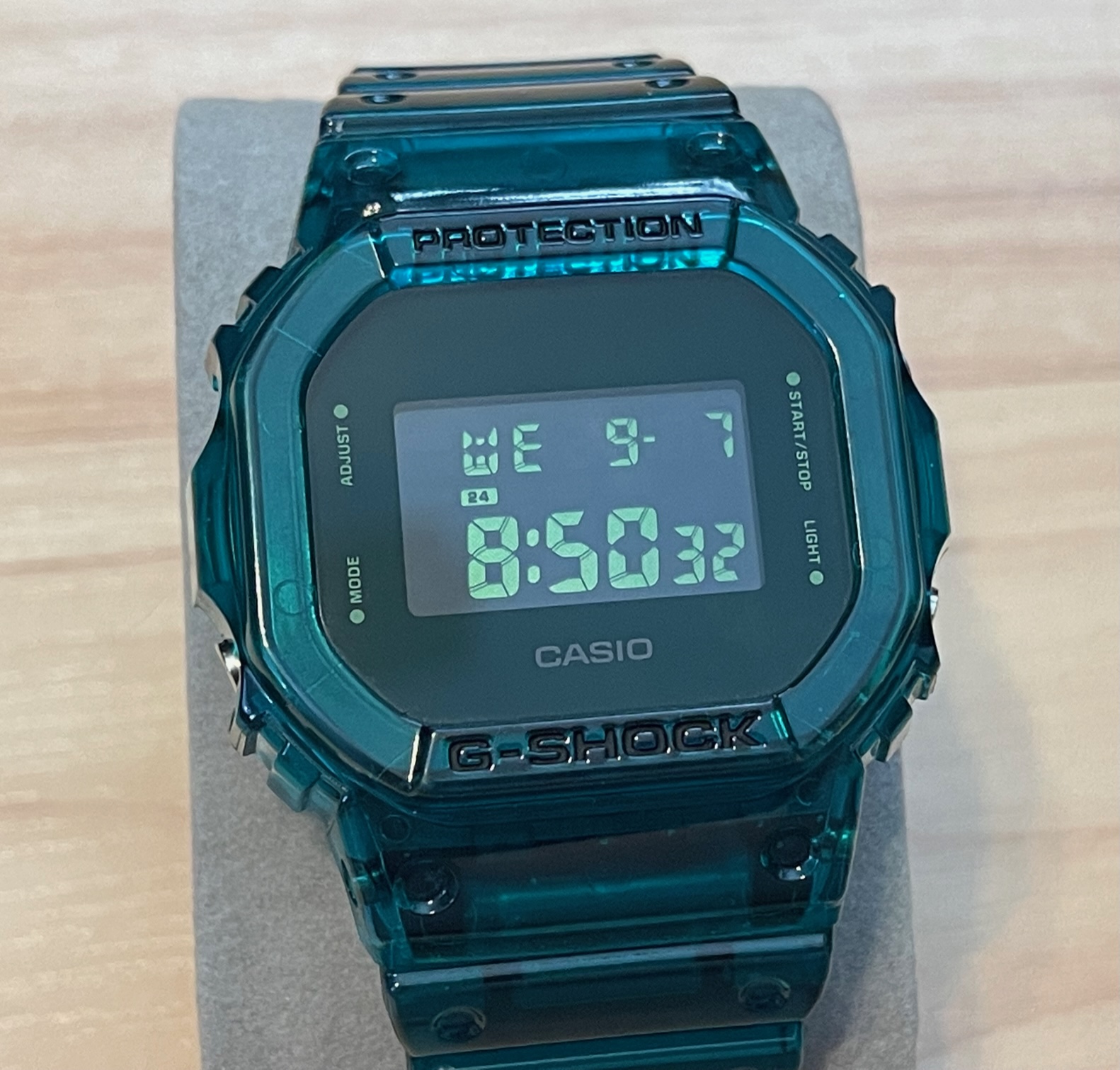 WTS] Casio G-Shock DW-5600SB-3 Green Skeleton Series Jelly Digital