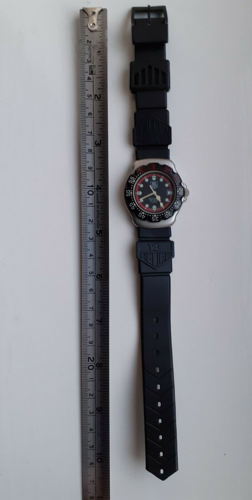 Vintage Tag Heuer Formula 1 Watch Pre Owned Original Rubber Strap