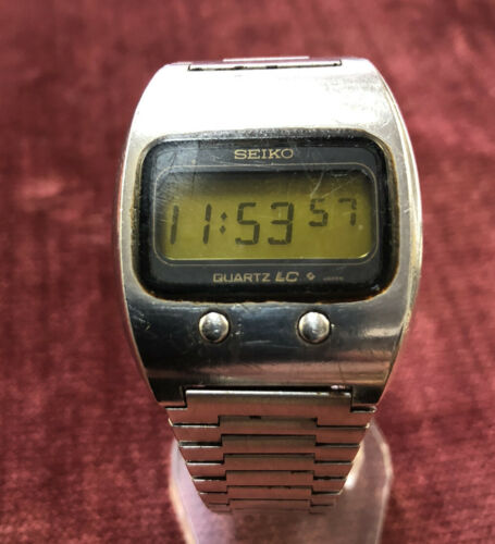 vintage SEIKO 1970s Quartz LC chronograph 0624-5009 mens wrist watch.  Working | WatchCharts