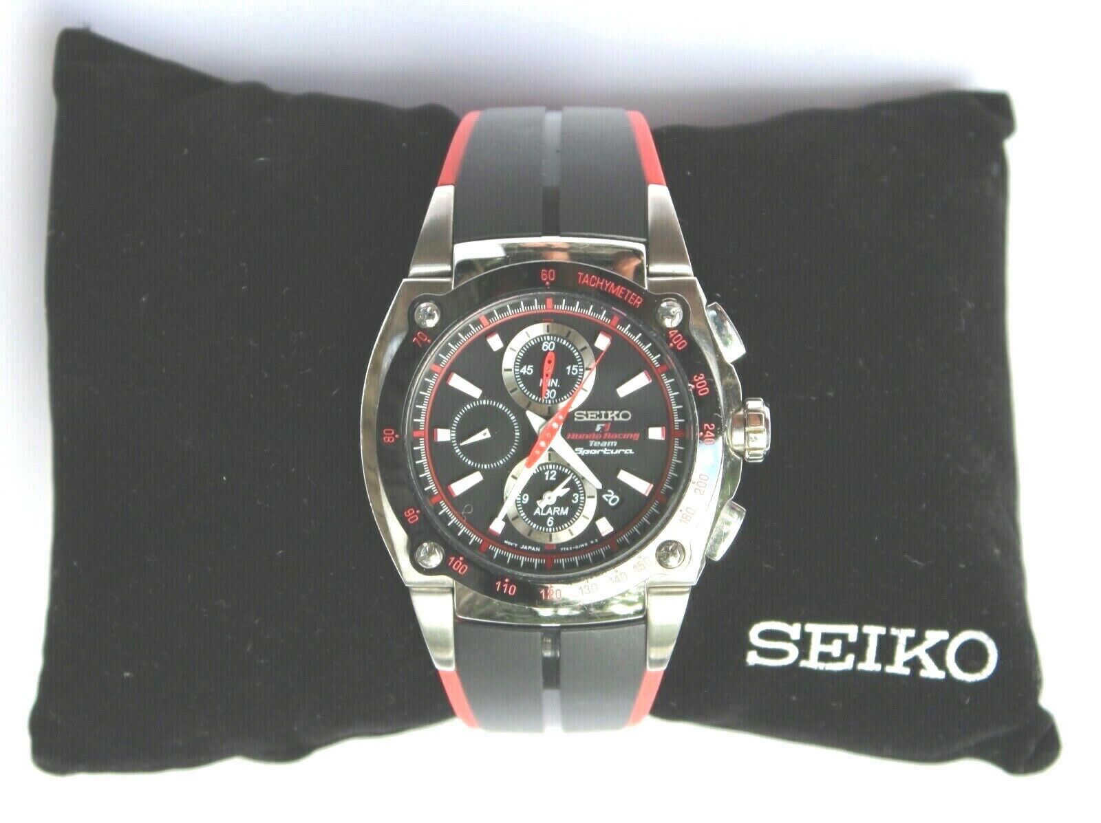 Seiko Men's Sportura BAR Honda Racing F1 (Formula 1) Chronograph Watch  SNA749P1 | WatchCharts