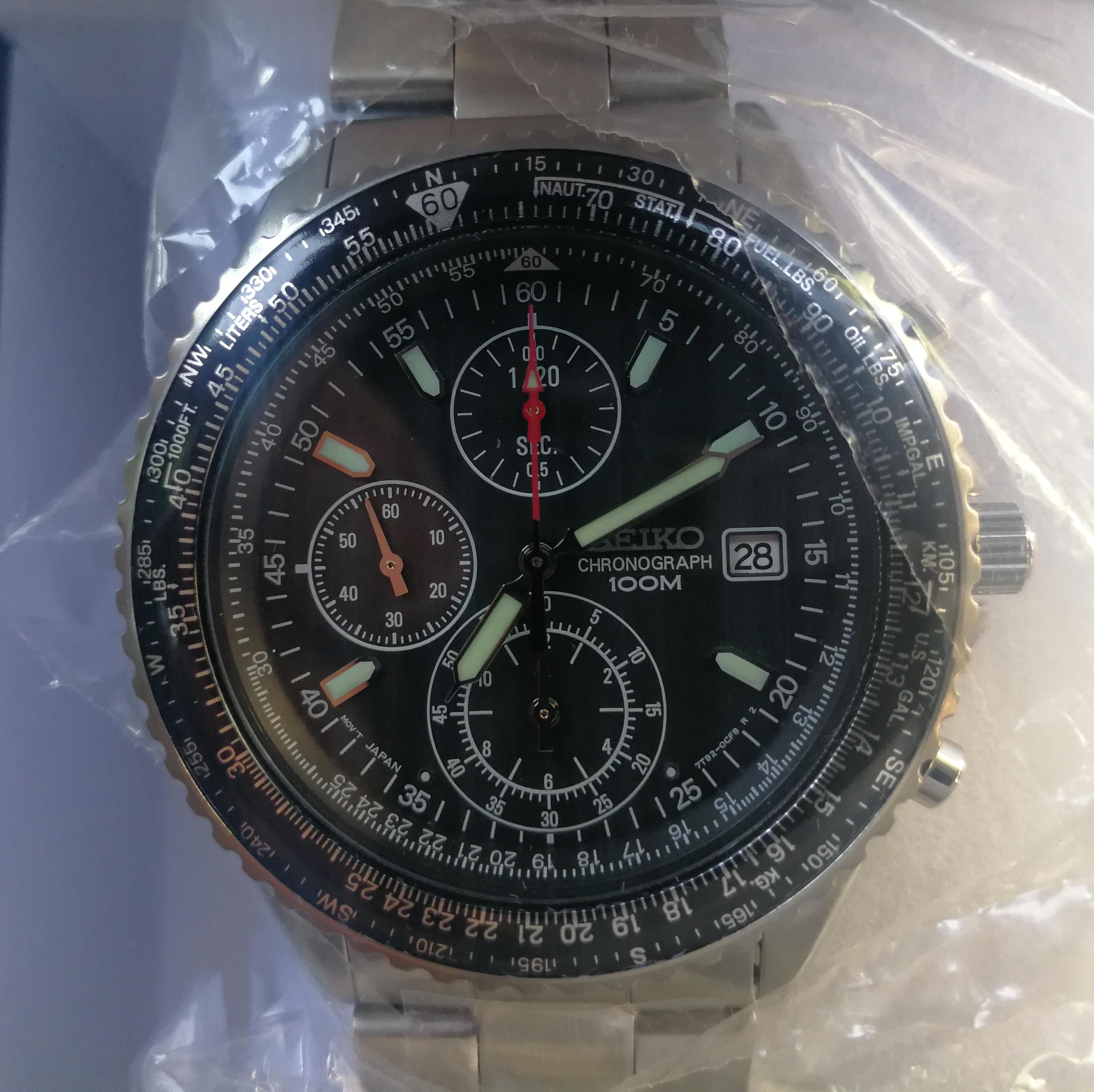 WTS] Seiko SND253P1, chrono w/slide rule, never out of box | WatchCharts