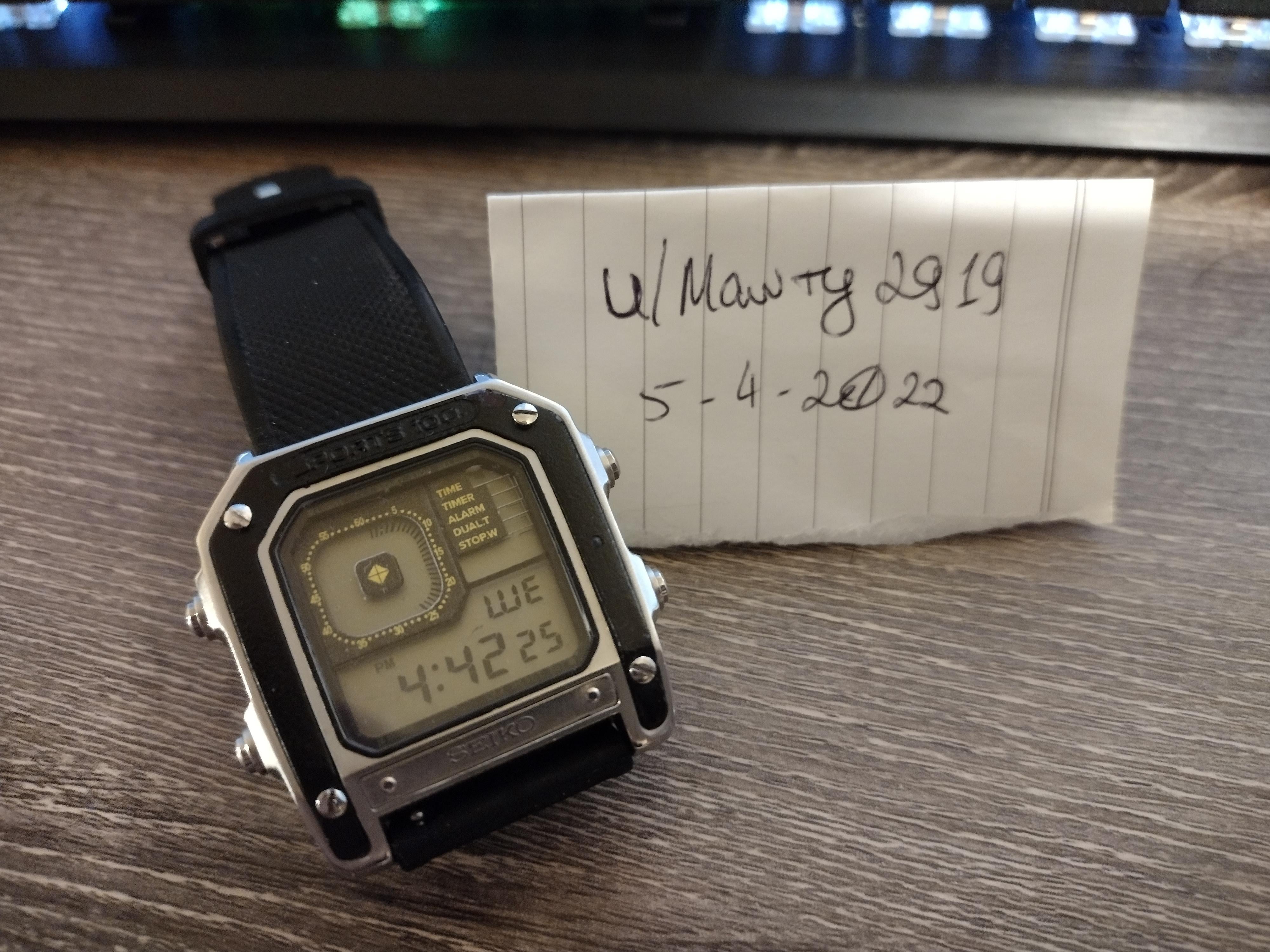 WTS vintage Seiko g757 James bond watch REDUCED WatchCharts