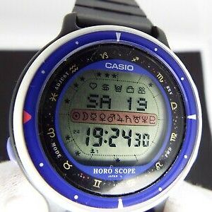 スーパ ーレアビンテージカシオホロスコープ腕時計Casio HoroScope Rare CASIO Vintage Digital Watch HOROSCOPE 90s STAR SPACE