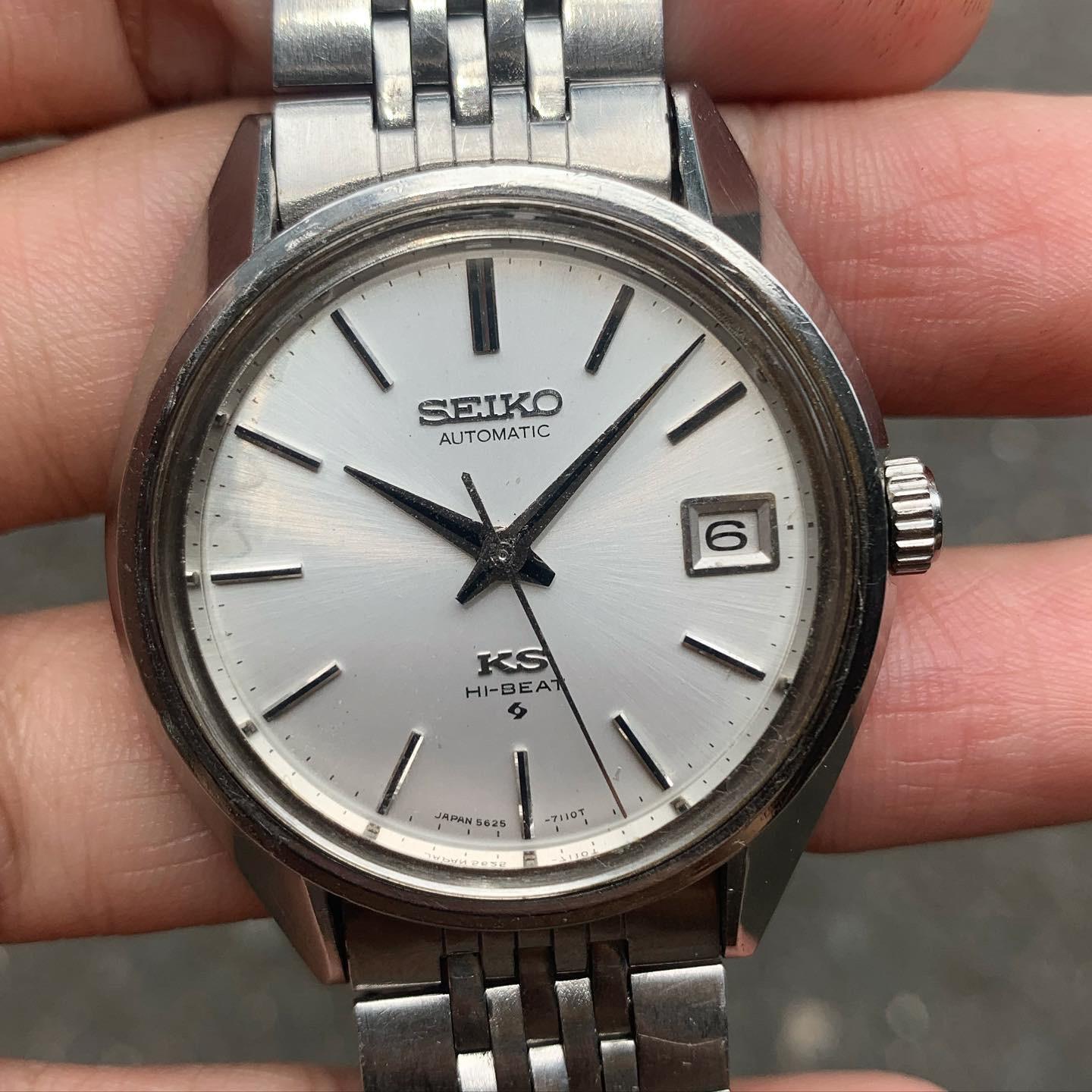 136.稼働品 SEIKO KS Hi-BEAT 5625-7110 自動巻 - 腕時計(アナログ)