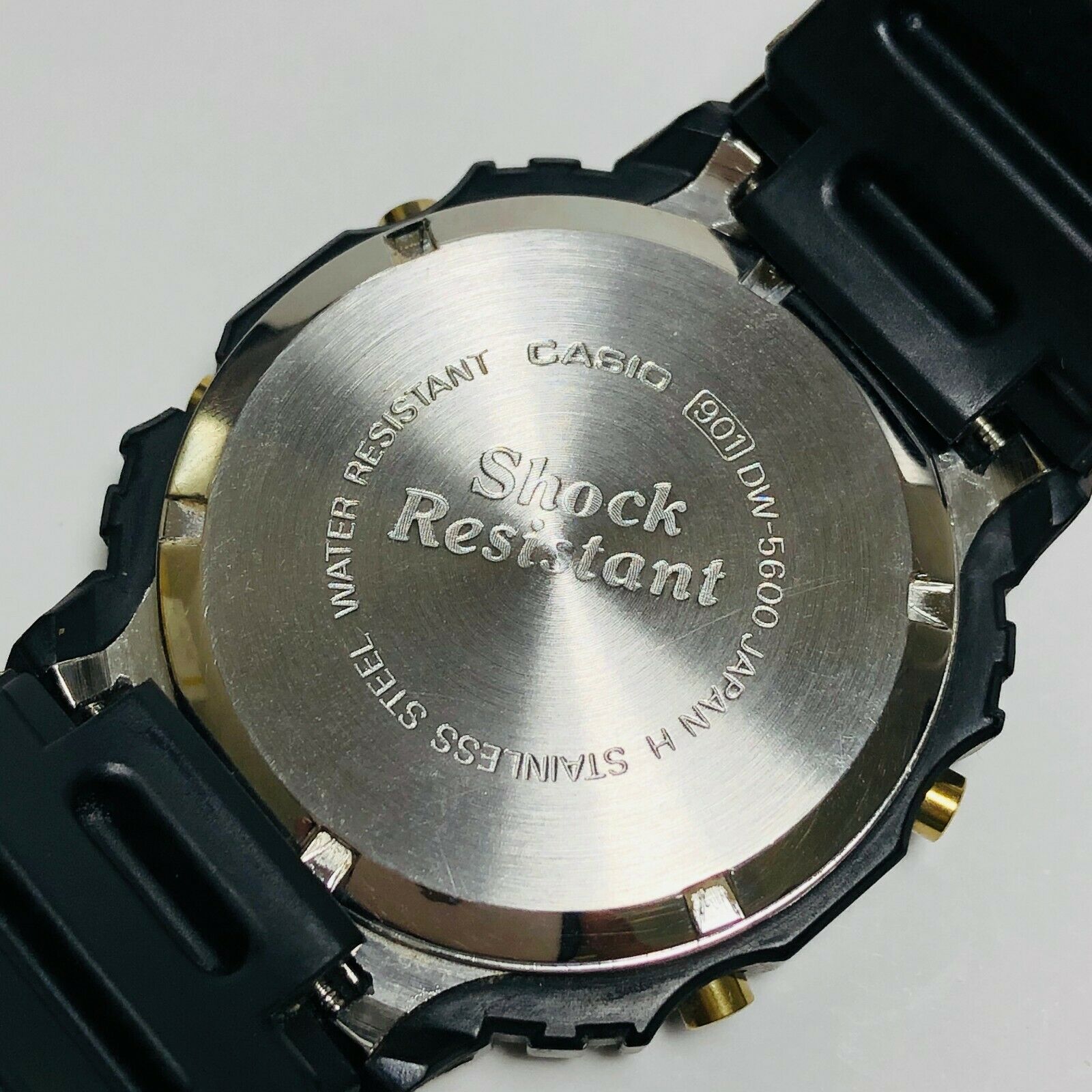 G-Shock DW5600C DW-5600C DW-5600C-9V BLACK 200M Module 901 Rare