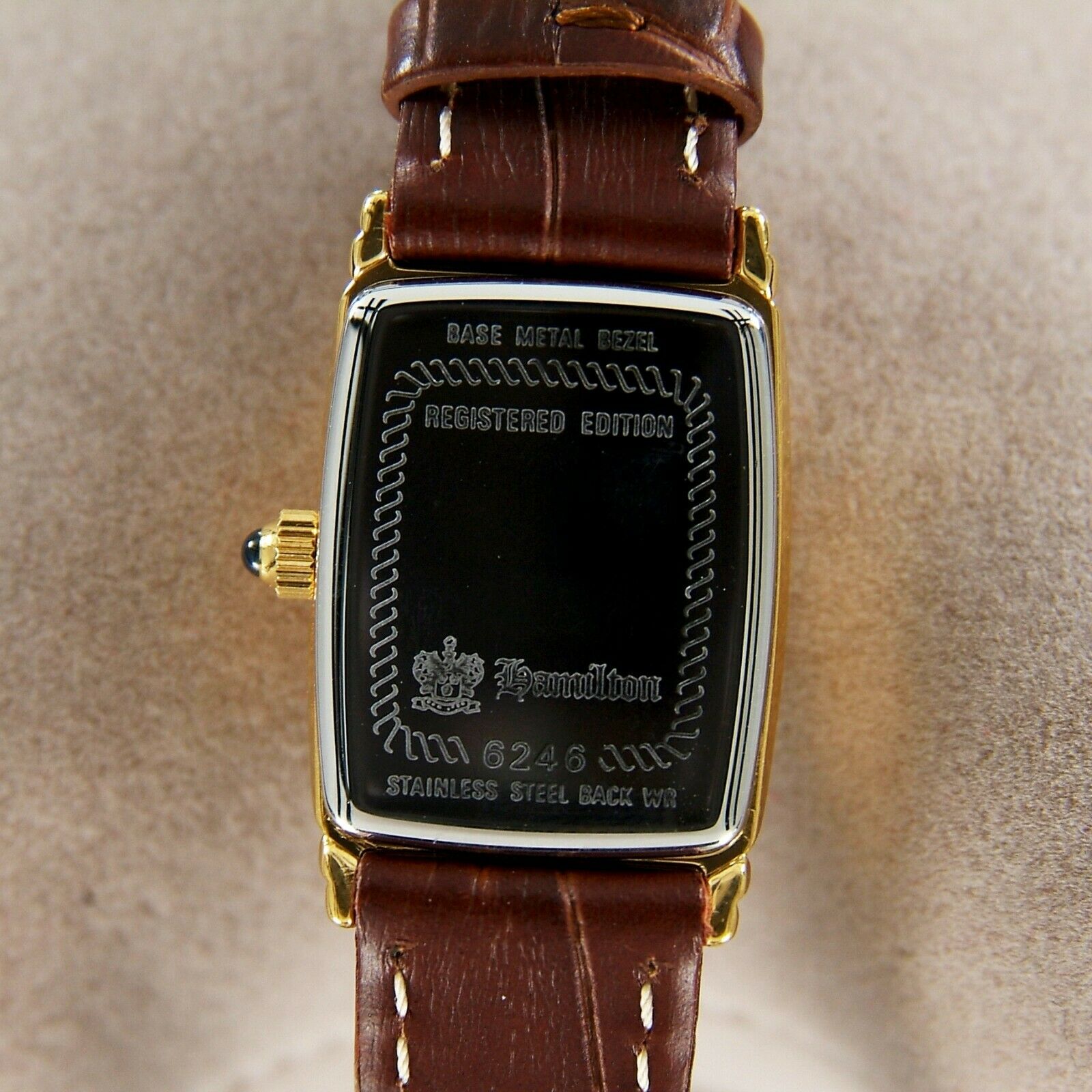 【新品電池】Hamilton REGISTERED EDITION 6246 Vintage Hamilton 6246 Quartz Woman's Watch | WatchCharts Marketplace