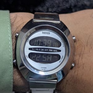 Rare Vintage Citizen Ana-Digi 1481010 8987-L19010 Alarm Stopwatch