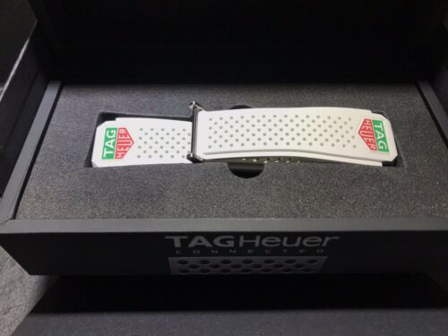 tag heuer connected modular 45 watch strap White logo Limited