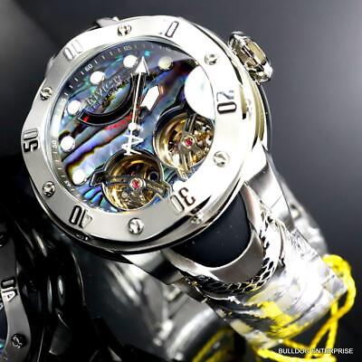 Invicta Reserve Kraken Double Open Heart Automatic Abalone Steel